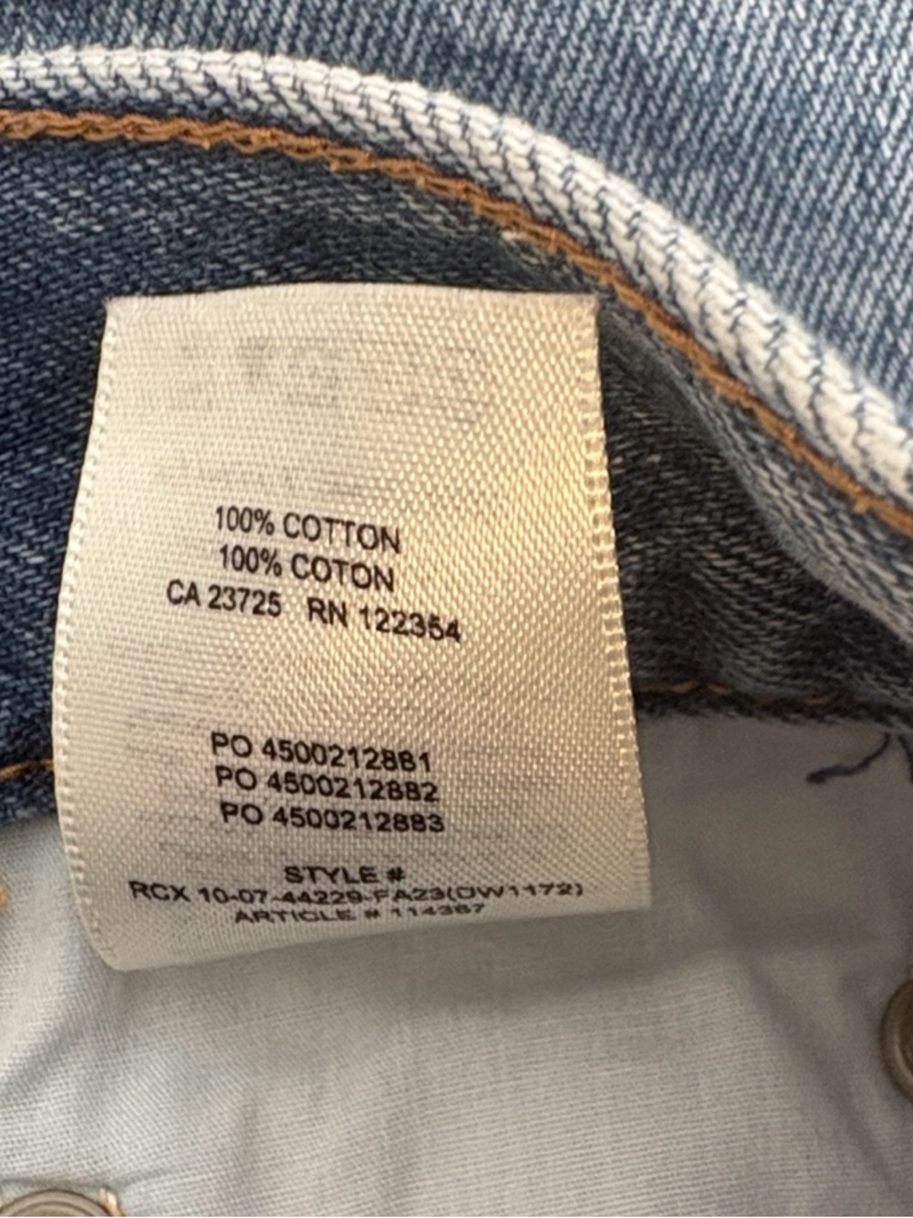 Denim Forum THE '90S MID-RISE CARGO MINI SKIRT , sz: 25 - Picture 12 of 13